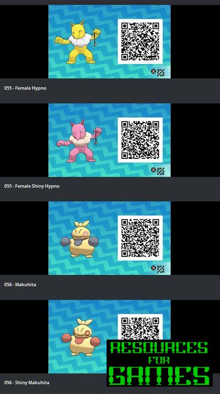 Pokemon Sol y Luna - Todos los Códigos QR para Escanear