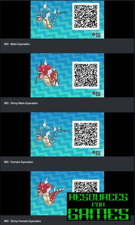 Pokémon Soleil et Lune - Tous les Codes QR à Scanner