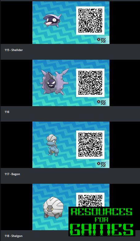 Pokemon Sol y Luna - Todos los Códigos QR para Escanear