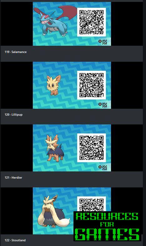 Pokémon Soleil et Lune - Tous les Codes QR à Scanner