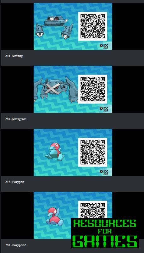 Pokémon Soleil et Lune - Tous les Codes QR à Scanner