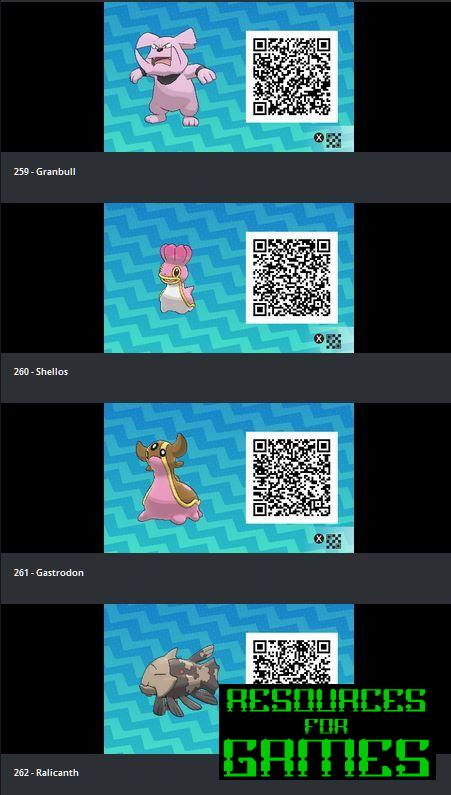 Pokemon Sol y Luna - Todos los Códigos QR para Escanear