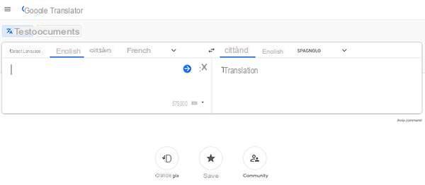 The new look of Google Translate on the web