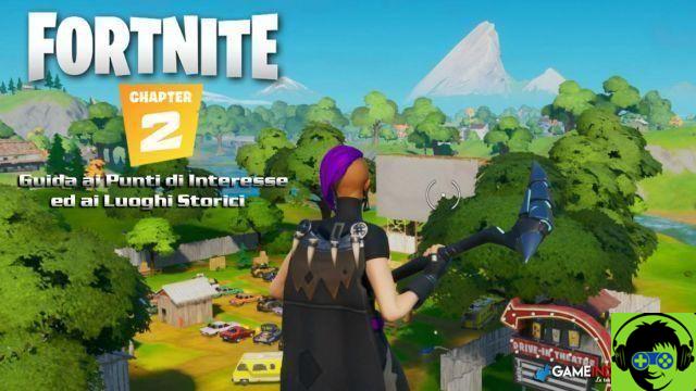 Capítulo 2 do Fortnite - Guia para pontos de interesse e lugares históricos