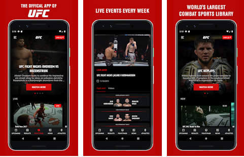 The best apps to see ufc online