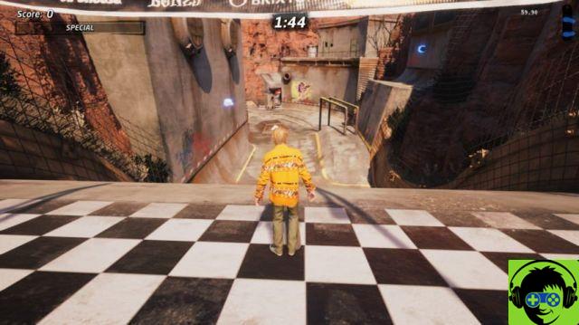 Todas as localizações de capacete rígido em Downhill Jam no Tony Hawk's Pro Skater 1 + 2