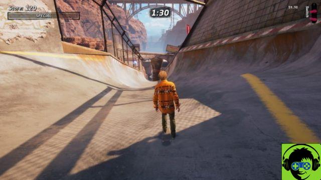 Todas as localizações de capacete rígido em Downhill Jam no Tony Hawk's Pro Skater 1 + 2