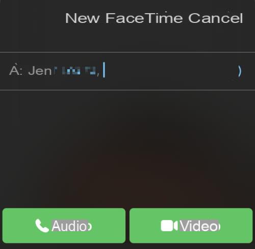 Hacer videollamadas con FaceTime