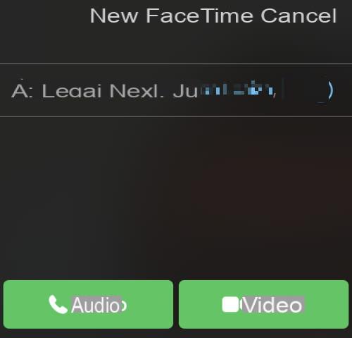 Hacer videollamadas con FaceTime