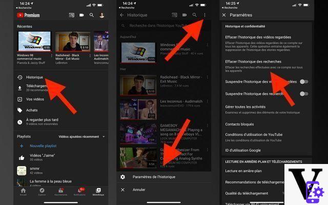 Como excluir o histórico do YouTube de seu PC ou smartphone?