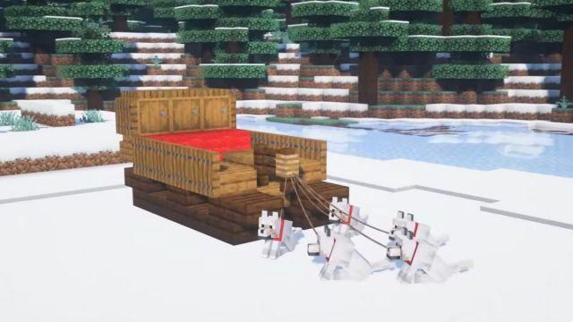 10+ builds / decoration tips for winter and Christmas in Minecraft