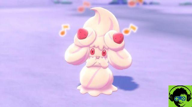 Como evoluir o Crèmy para Charmilly em Pokémon Sword and Shield