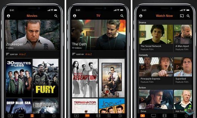 8 aplicaciones para transmitir películas en iPhone