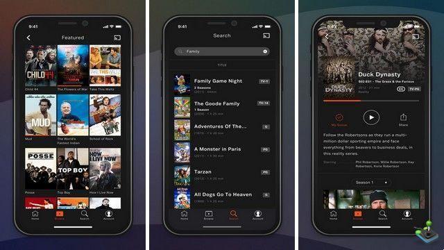 8 aplicaciones para transmitir películas en iPhone