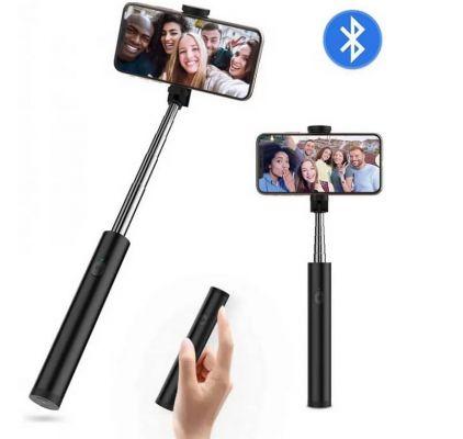 Conecta y configura un selfie stick Bluetooth en tu móvil