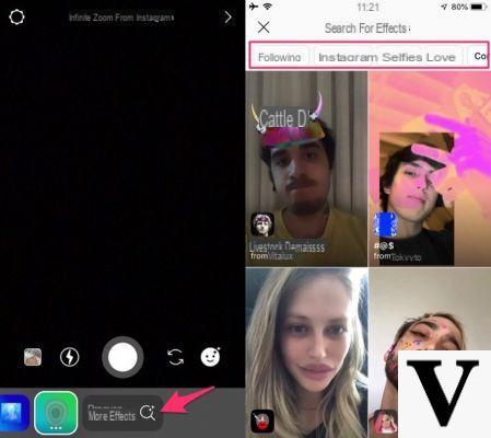 Come trovare e aggiungere effetti e filtri Instagram