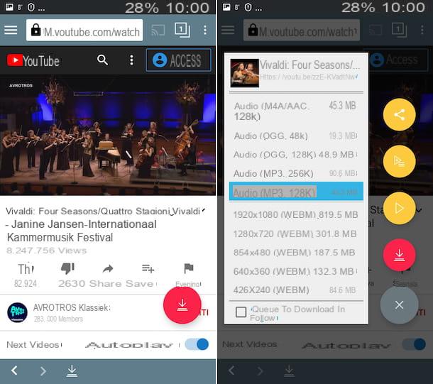 Come scaricare l'audio da YouTube