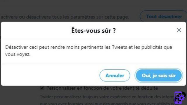 Como desativo a segmentação de anúncios no Twitter?