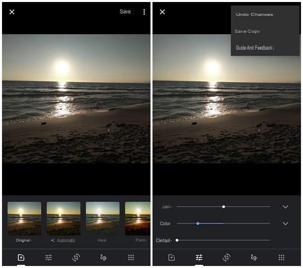 How to edit photos in gallery