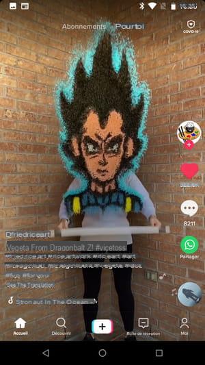 TikTok home screen: customize the video feed