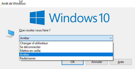 Como desligar o PC usando um atalho na área de trabalho?