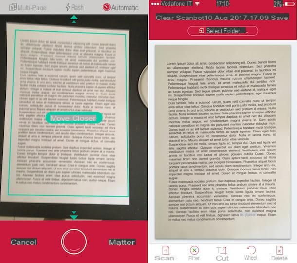 How to scan to PDF