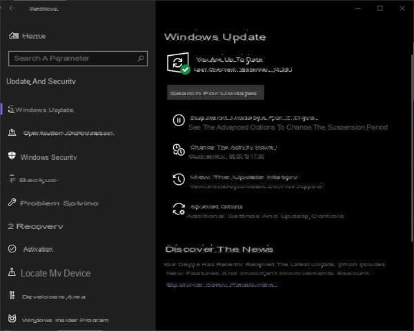 Atualizações do Windows Update: suspender, agendar, bloquear