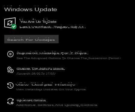 Atualizações do Windows Update: suspender, agendar, bloquear