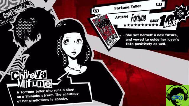 Persona 5 Royal - Guía de la confidente Chihaya Mifune (Suerte)