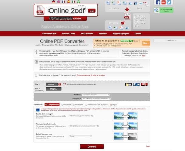 Come modificare un file PDF online