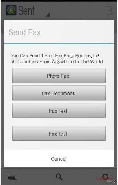Como enviar fax de Android e iPhone