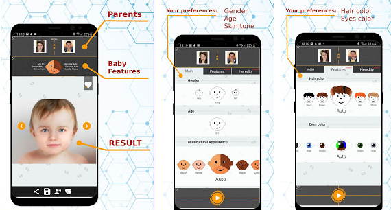 Le migliori app per vedere come saranno i vostri figli