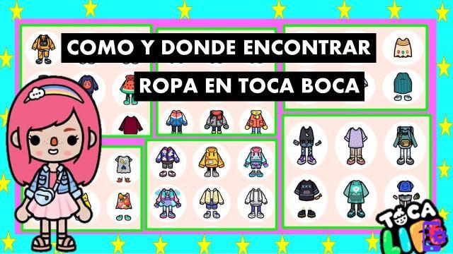 Examples of clothing for your character in Toca Boca