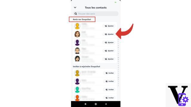 How to add a contact on Snapchat?