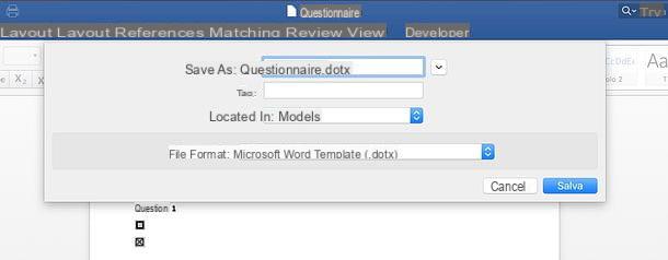 Come fare un questionario con Word