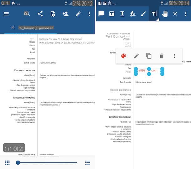 Como escrever em um PDF de um telefone celular