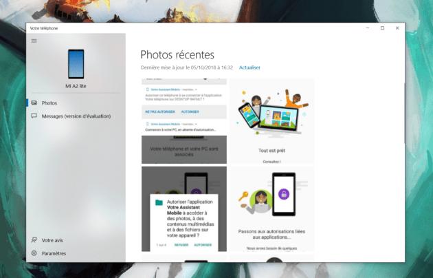 Windows 10: how to sync photos and messages from your Android smartphone