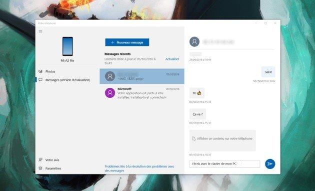 Windows 10: cómo sincronizar fotos y mensajes desde su teléfono inteligente Android