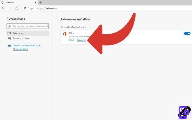 ¿Cómo eliminar una extensión en Edge?