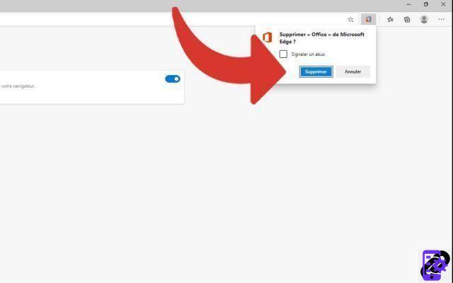 Como remover uma extensão no Edge?