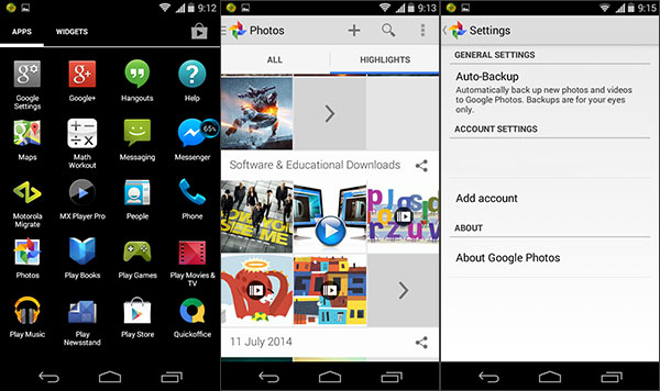 Comment sauvegarder des photos Android