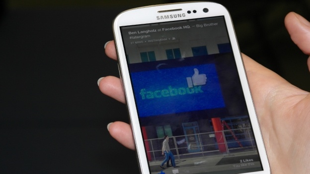 Accueil Facebook sur les téléphones Android