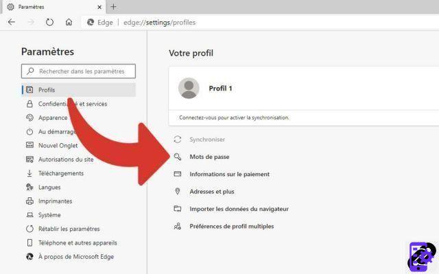 ¿Cómo veo las contraseñas guardadas en Edge?