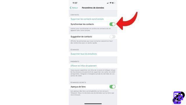 Como encontrar contatos telefônicos no Telegram?