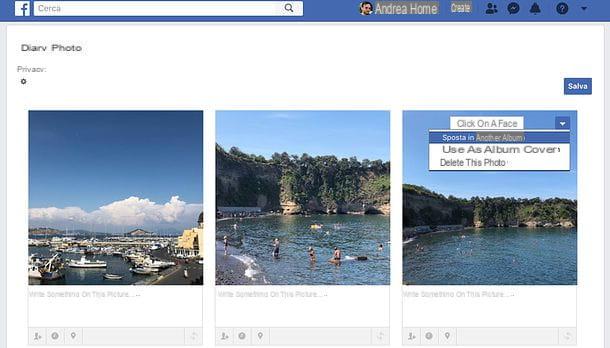 Come spostare foto da un album all’altro su Facebook