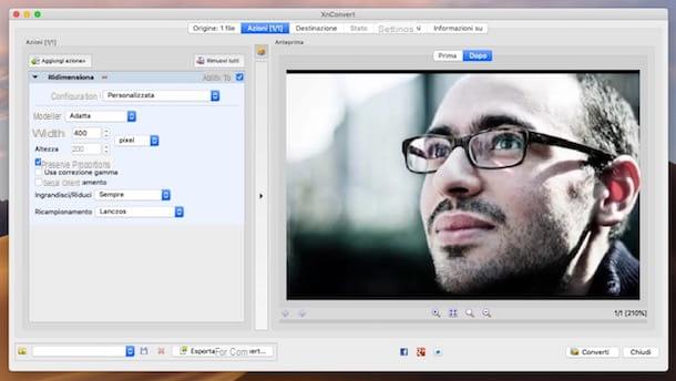 Come ridurre le dimensioni di una foto Mac