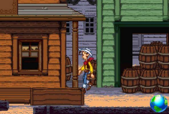 Senhas e códigos Lucky Luke SNES