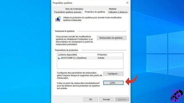 ¿Cómo crear un punto de restauración en Windows 10?