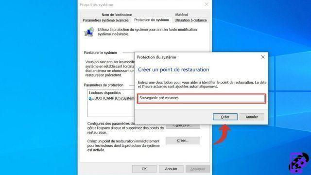 ¿Cómo crear un punto de restauración en Windows 10?