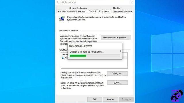 ¿Cómo crear un punto de restauración en Windows 10?